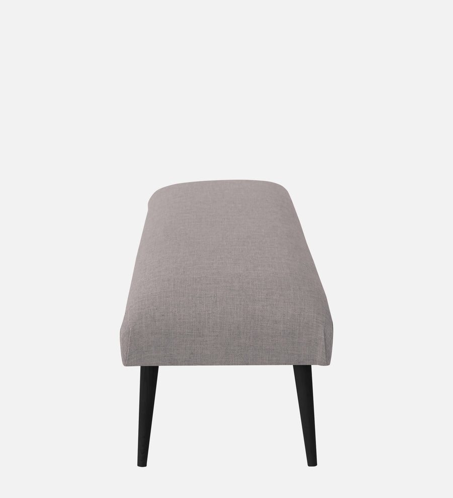 Adon Velvet Bench In Pearl Grey Colour - Febonic Living