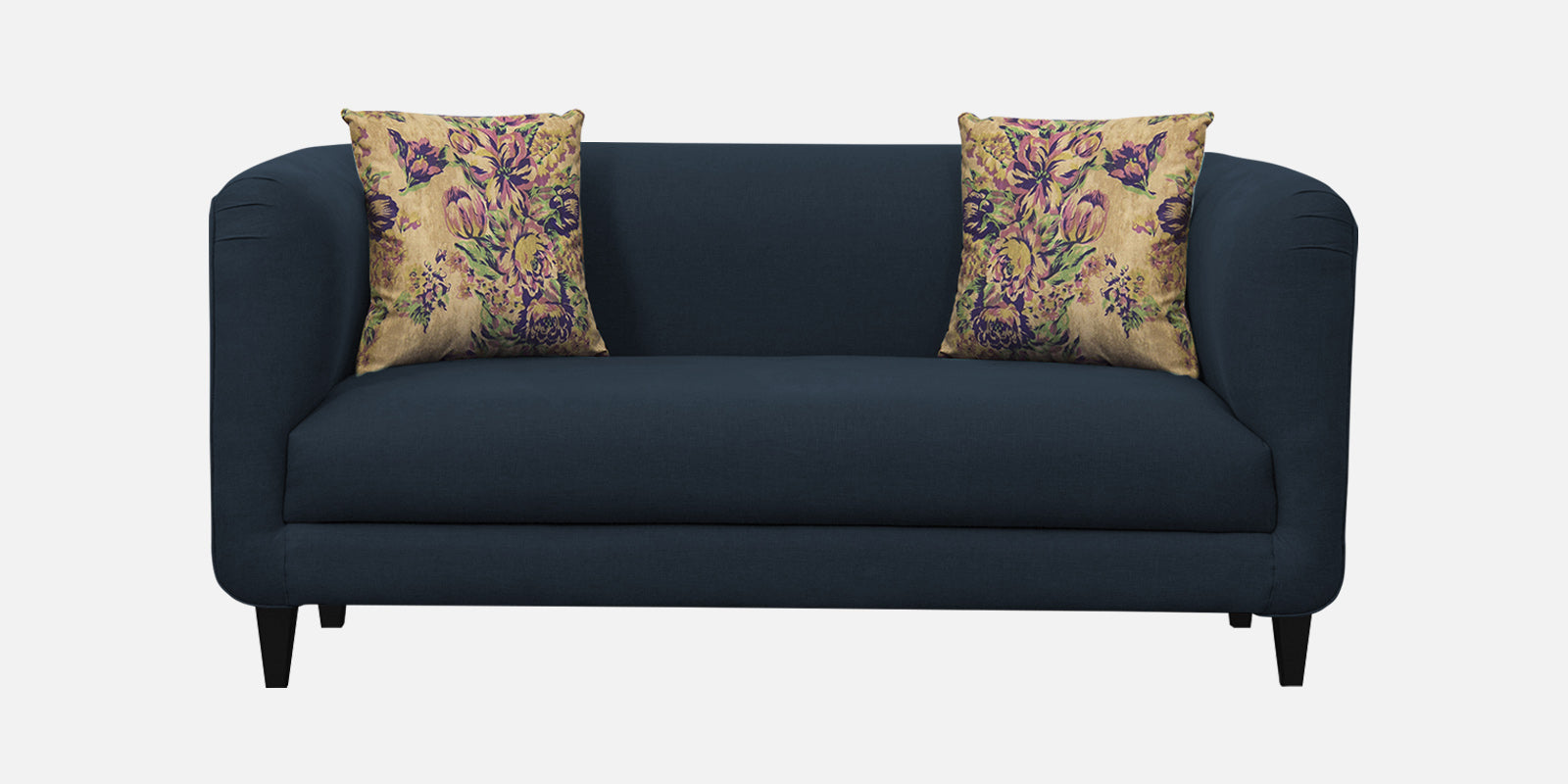 Niki Fabric 2 Seater Sofa in Denim Blue Colour