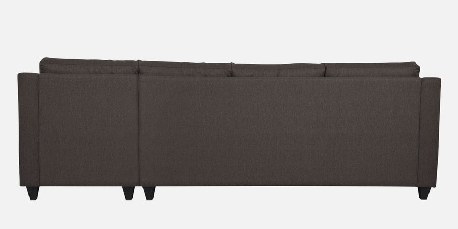 Welly Fabric Lhs Sectional Sofa 3 Lounger In Caspa Brown Colour - Febonic Living