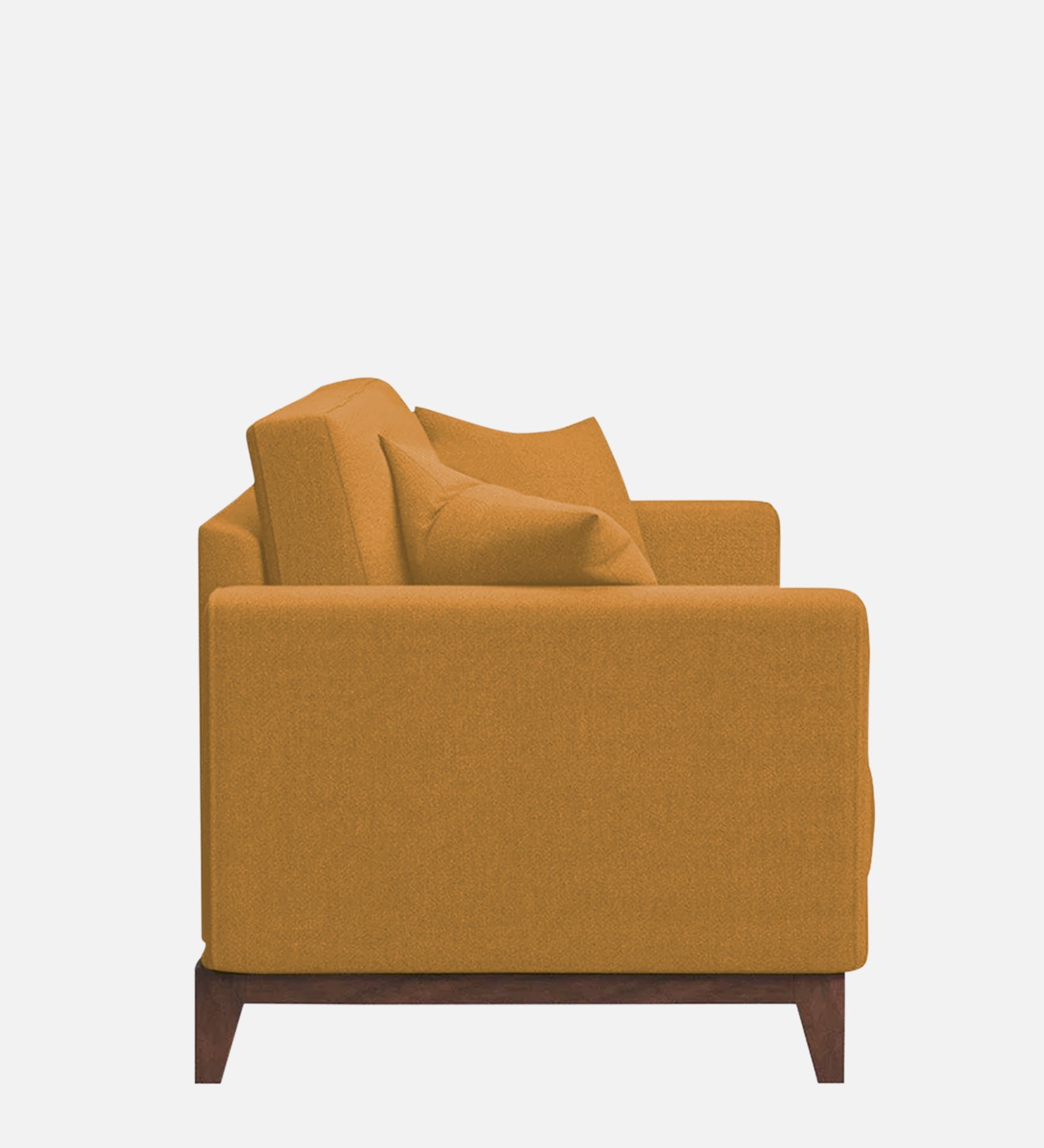 Luca Fabric 1 Seater Sofa in Corn Yellow Colour