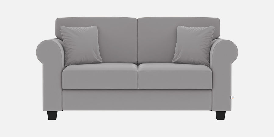 Numonk Velvet 2 Seater Sofa In Concrete Grey Colour - Febonic Living