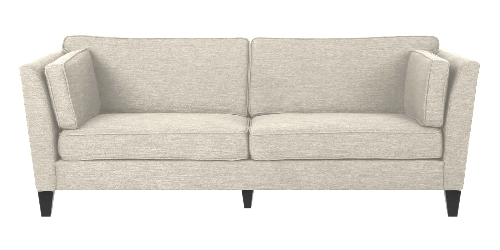 Nigar Fabric 3 Seater Sofa in Ivory Cream Colour