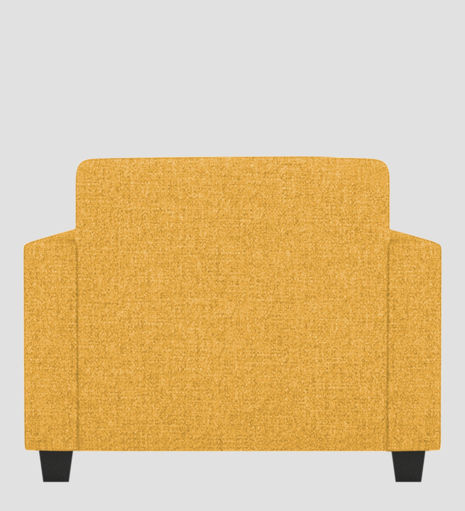 Nebula Fabric 1 Seater Sofa In  Bold Yellow Colour - Febonic Living