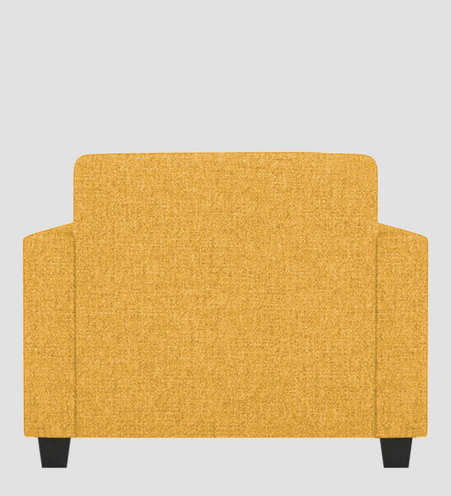 Nebula Fabric 1 Seater Sofa In Bold Yellow Colour - Febonic Living