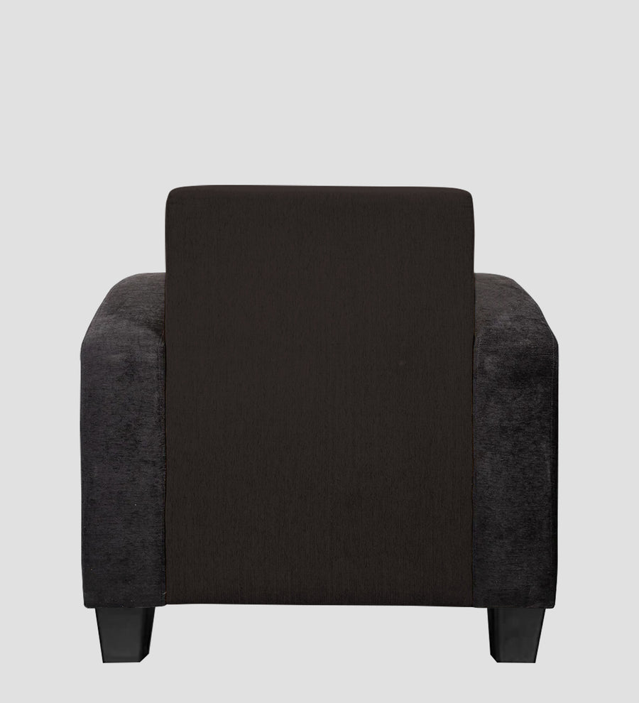 Alex Fabric 1 Seater Sofa In Cara Brown Colour - Febonic Living
