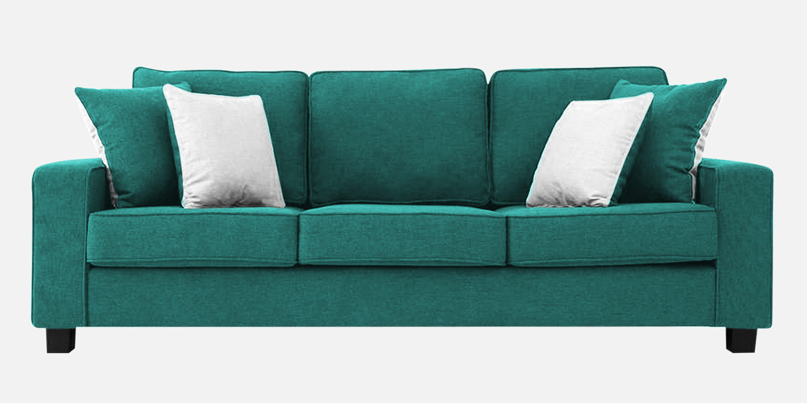 Ladybug Fabric 3 Seater Sofa In Sea Green Colour