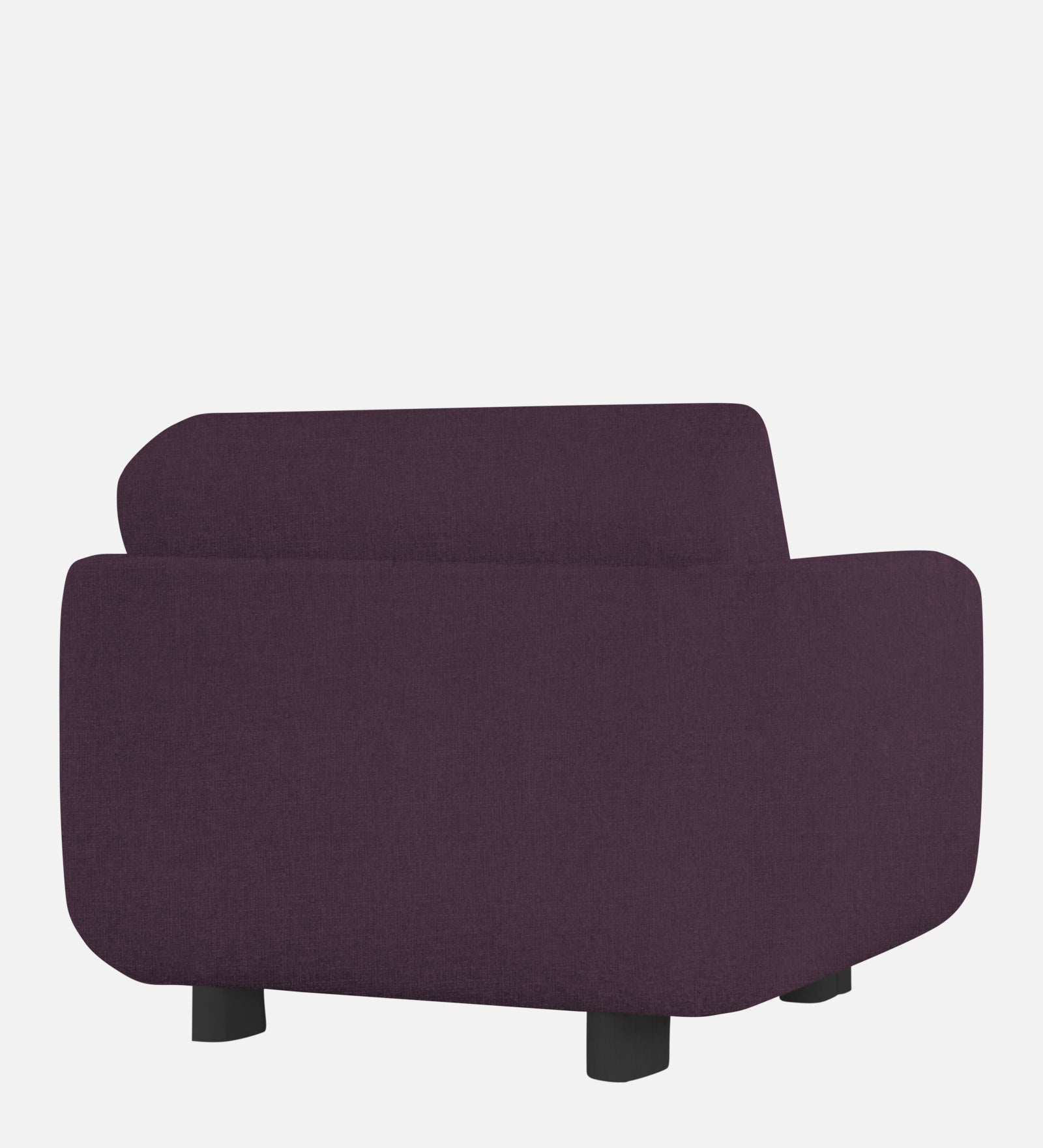 Varu Fabric 1 Seater Sofa In  Greek Purple Colour - Febonic Living