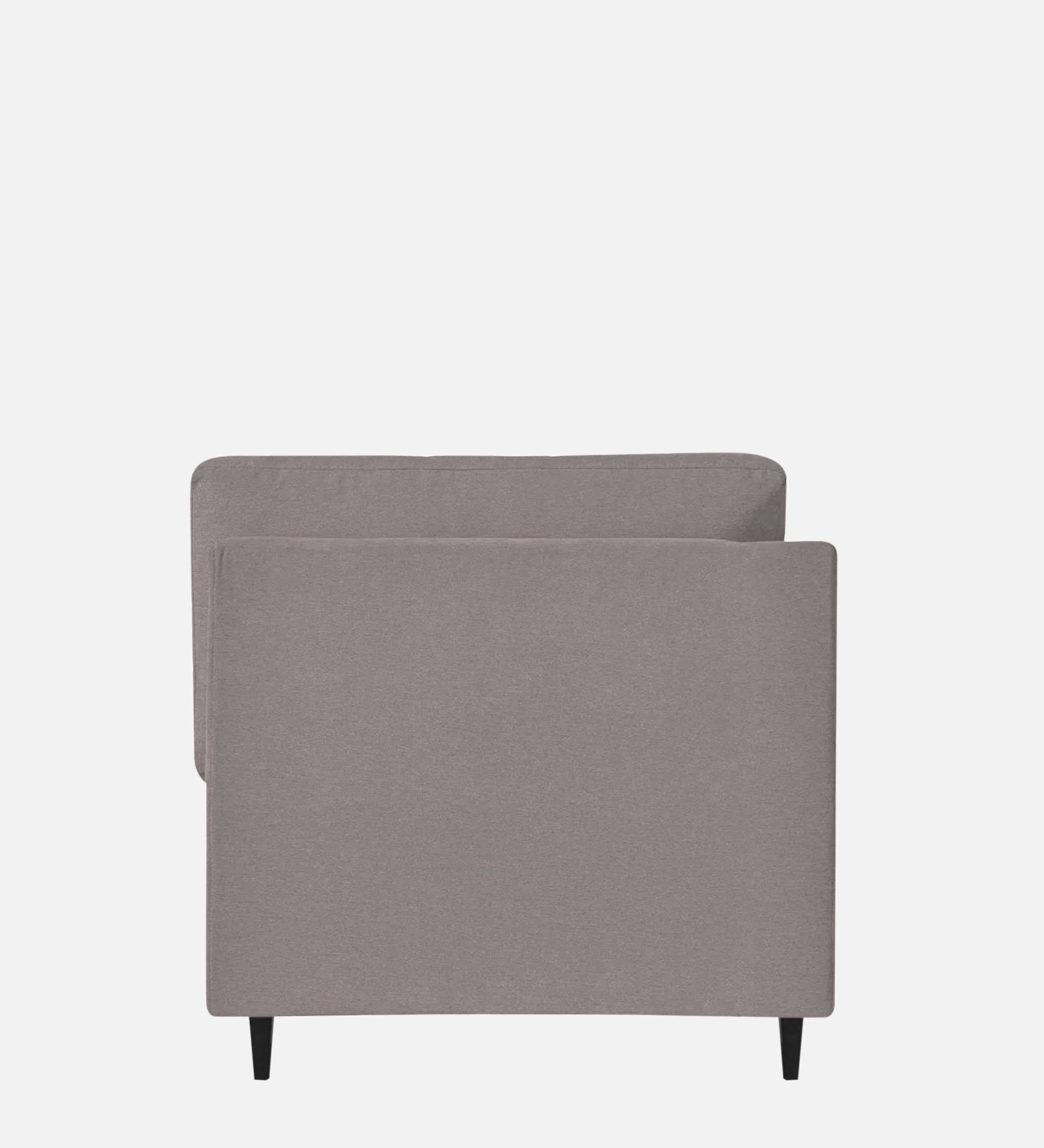 Jonze Velvet RHS Chaise Lounger in Pearl Grey Colour