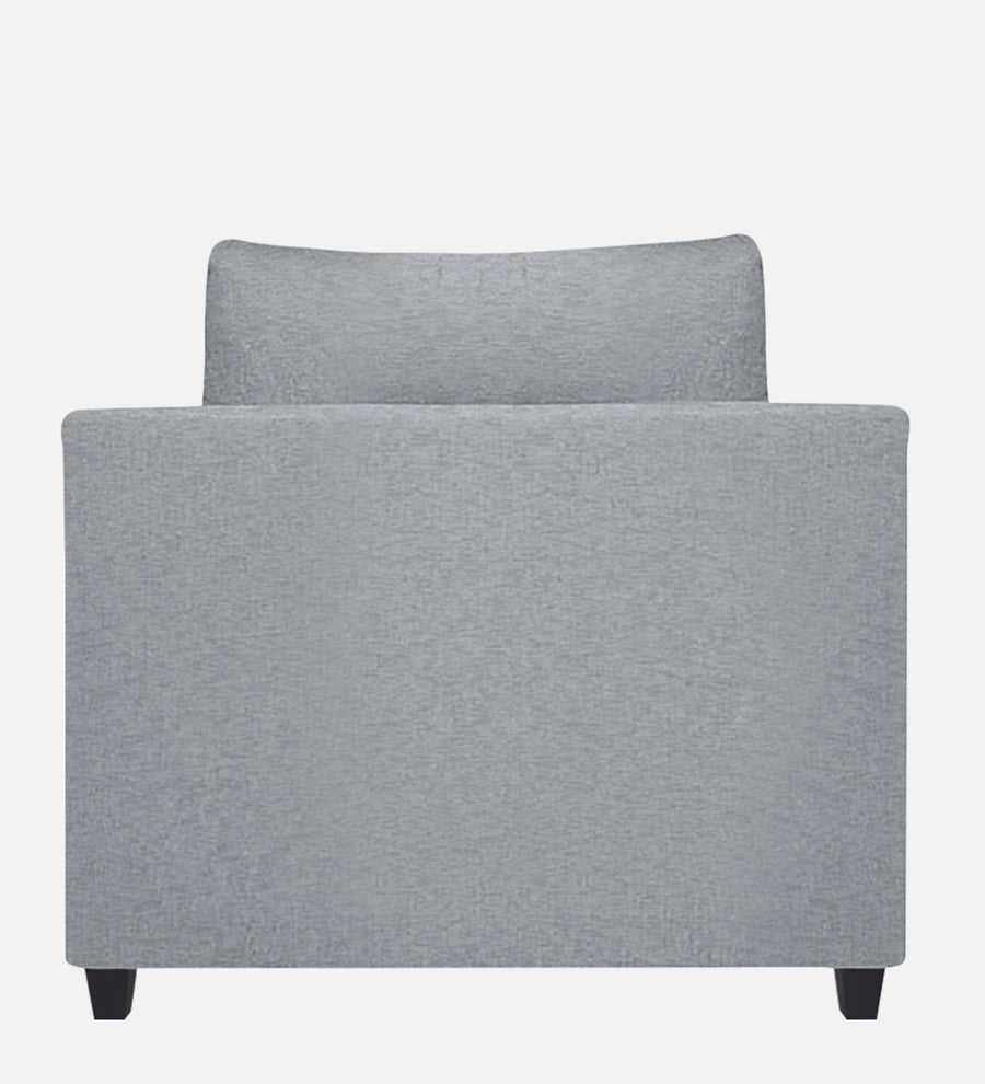 Nuska Fabric 1 Seater Sofa In Coin Grey Colour - Febonic Living