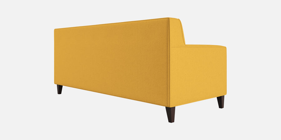 Miller Fabric 3 Seater Sofa In Bold Yellow Colour - Febonic Living