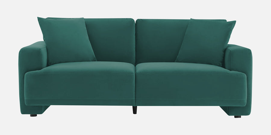 Kosta Velvet 2 Seater Sofa In Pine Green Colour - Febonic Living