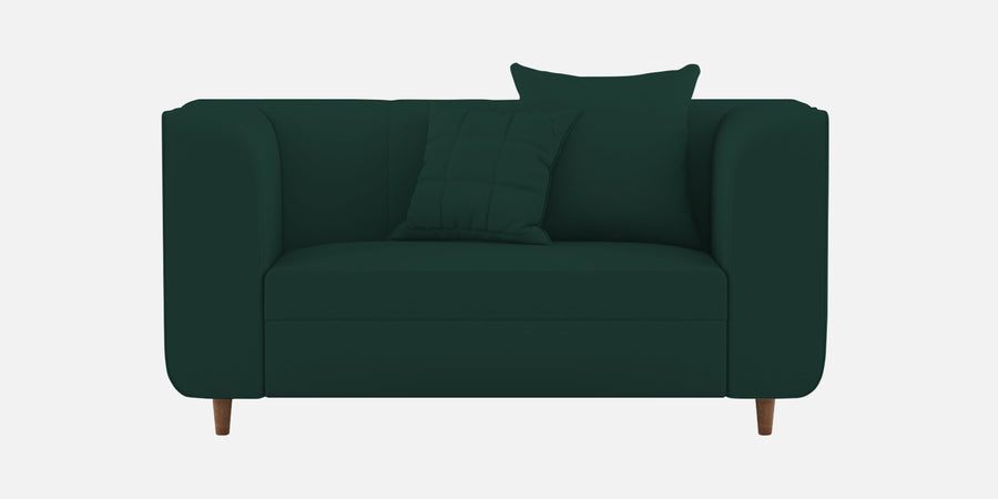 Sumo Velvet 2 Seater Sofa In Forest Green Colour - Febonic Living