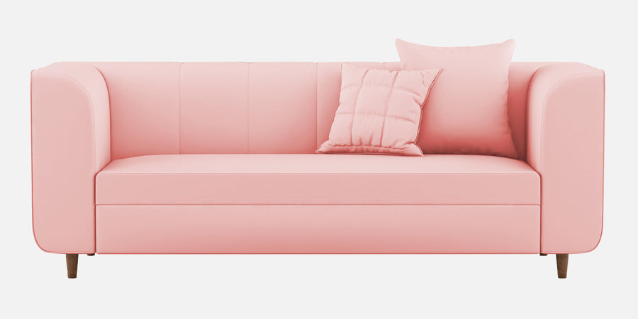 Sumo Velvet 3 Seater Sofa In Millennial Pink Colour - Febonic Living