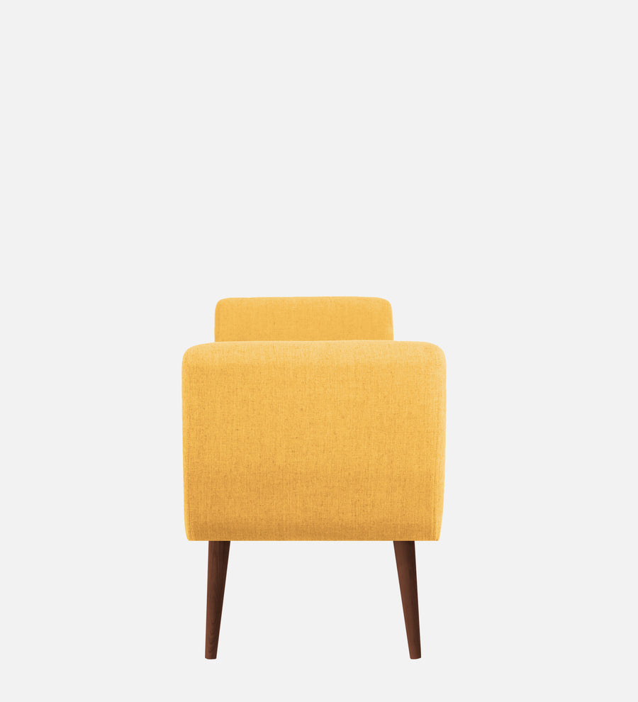 Cartes Velvet Bench In Turmeric Yellow Colour - Febonic Living