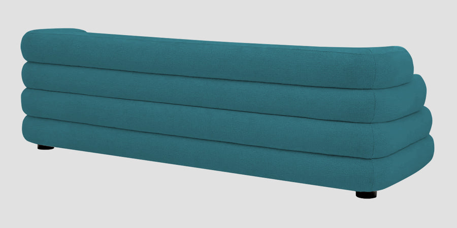 Wener Fabric 3 Seater Sofa In Water Blue Colour - Febonic Living