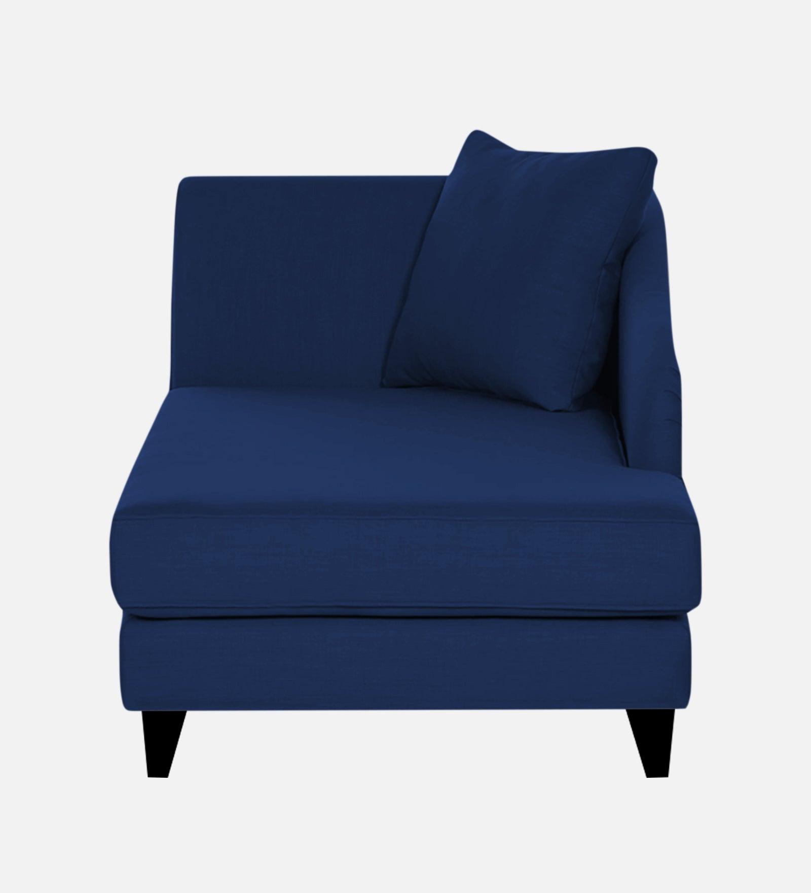 Louis Fabric LHS Chaise Lounger In Royal blue Colour