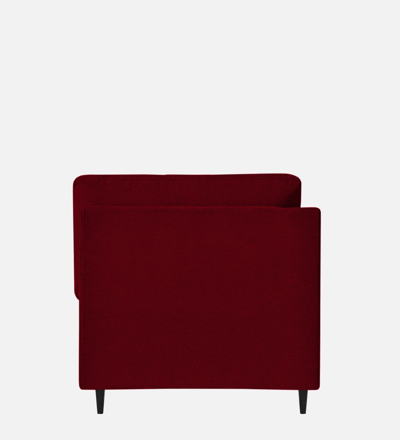 Jonze Velvet RHS Chaise Lounger in Cherry Red Colour