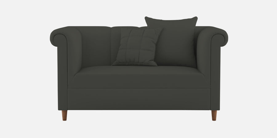 Rubi Velvet 2 Seater Sofa In Hory Grey Colour - Febonic Living