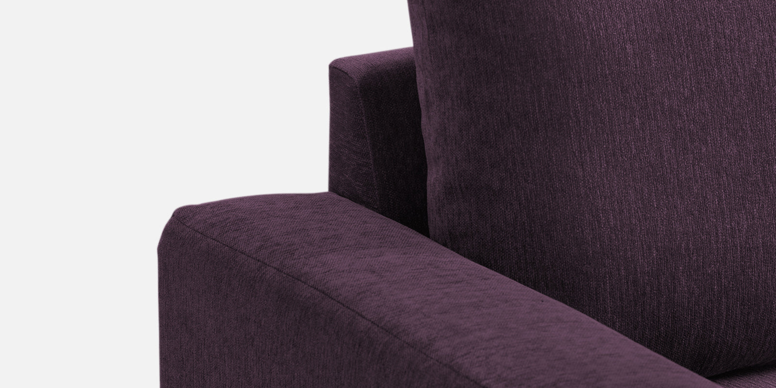 Kara Fabric 2 Seater Pull Out Sofa Cum Bed in Greek Purple Colour