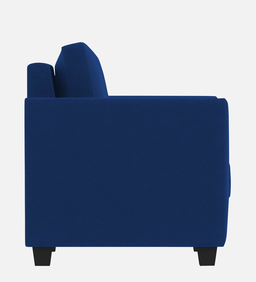 Daku Fabric 1 Seater Sofa In Royal Blue Colour - Febonic Living