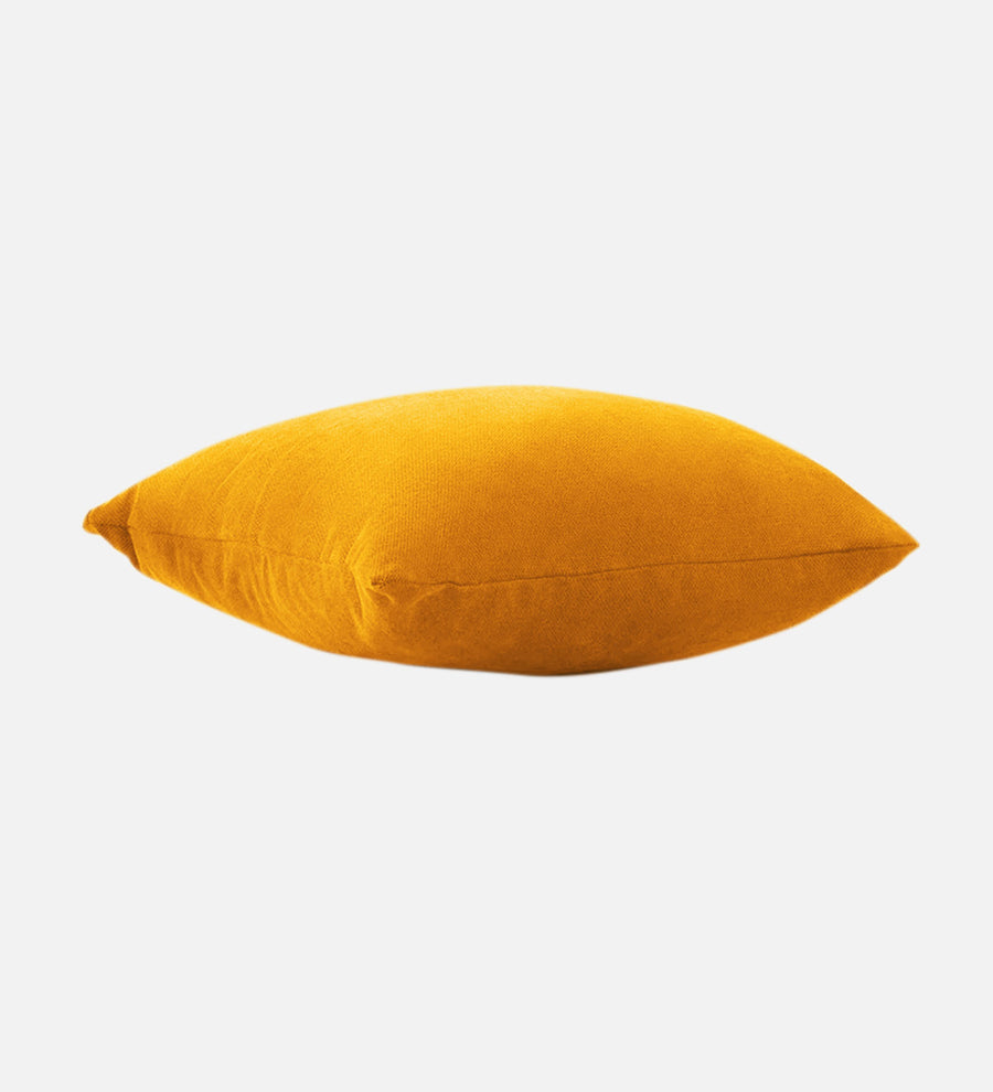 Kaya Fabric 20X20In Sofa Pillows In Bold Yellow Colour Pack Of 2 - Febonic Living