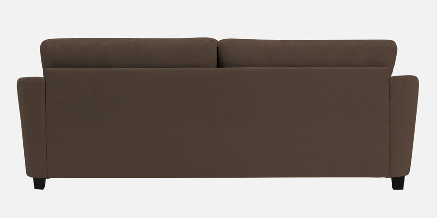 Mulan Fabric 3 Seater Sofa In Rose Brown Colour - Febonic Living