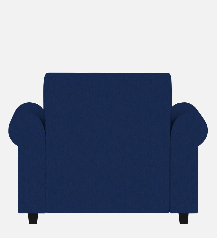 Derado Fabric 1 Seater Sofa In Royal Blue Colour - Febonic Living