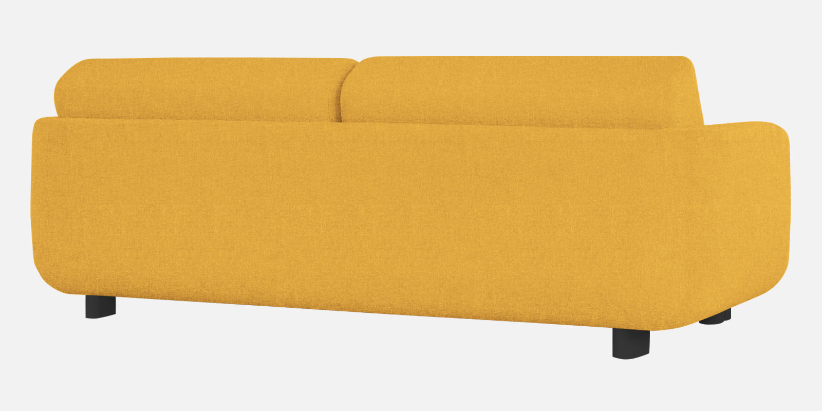 Amara Fabric 3 Seater Sofa In Bold Yellow Colour