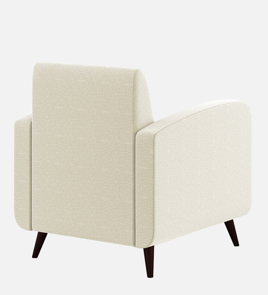 Wiki Velvet 1 Seater Sofa In Warm White Colour - Febonic Living