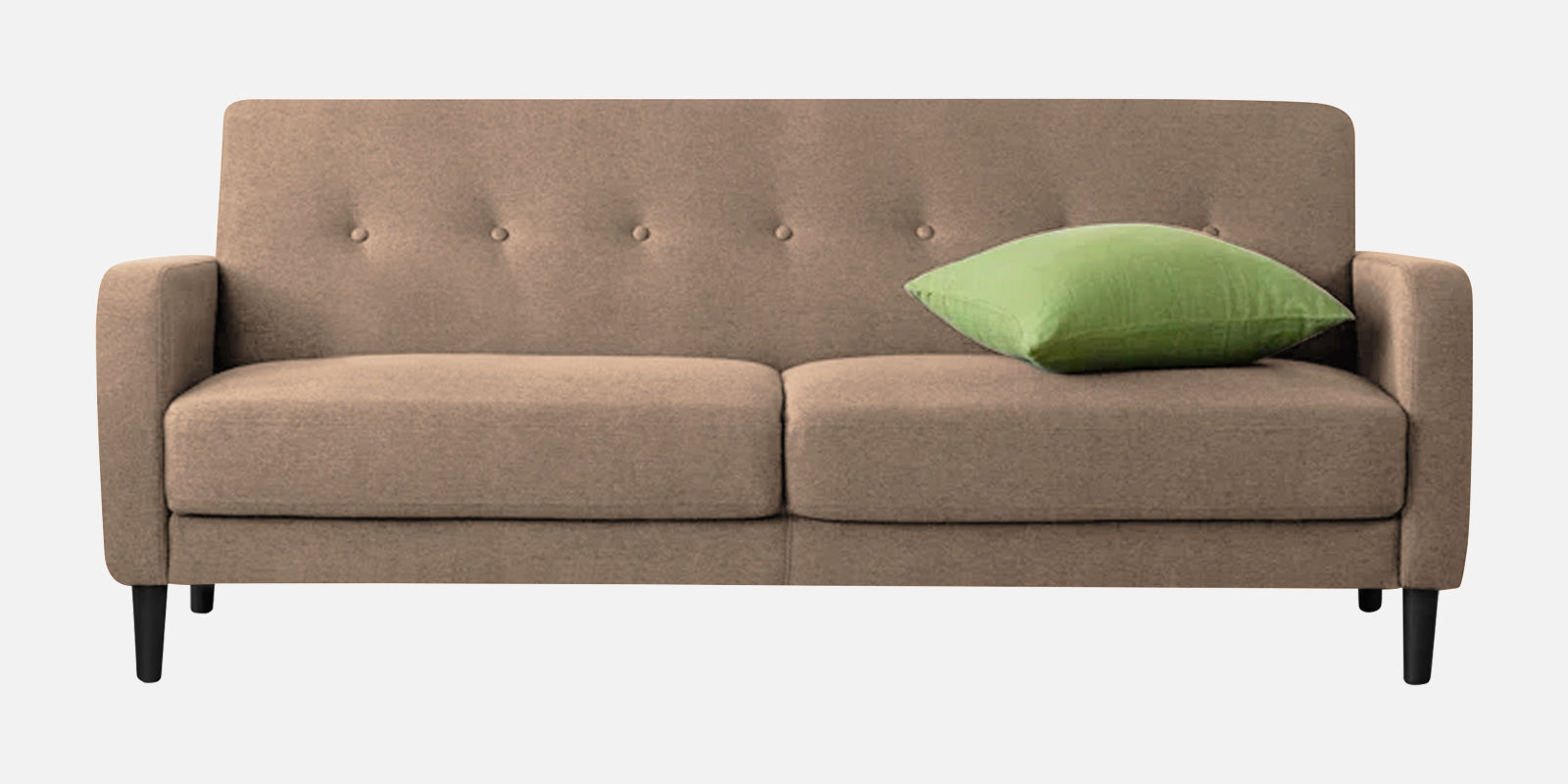 Marq Fabric 3 Seater Sofa in Cookie Beige Colour