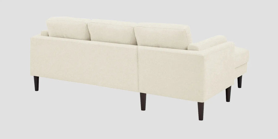 Creata Fabric Rhs Sectional Sofa 2 Lounger In Ivory Cream Colour - Febonic Living