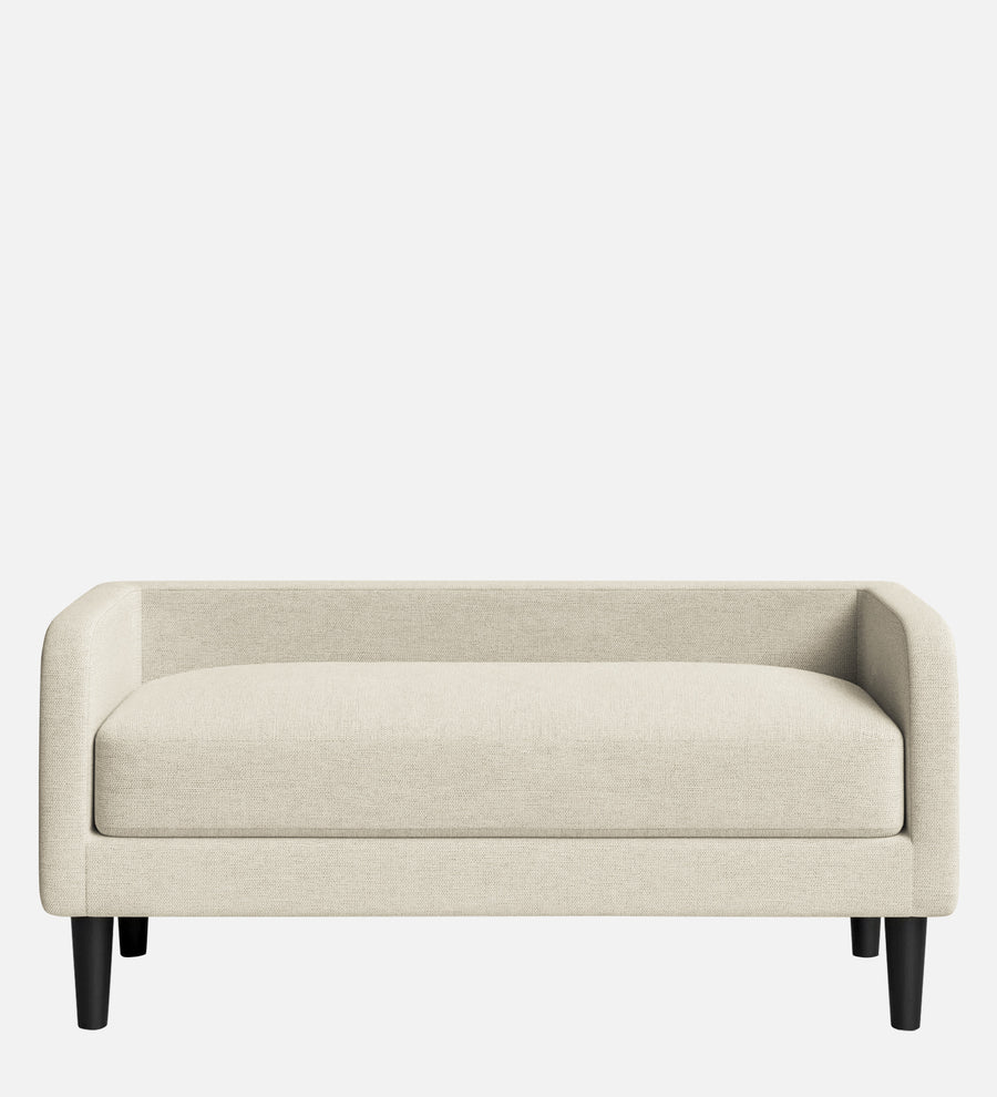 Maya Fabric Bench In Ivory Cream Colour - Febonic Living