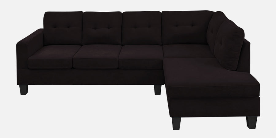 Thomas Fabric Lhs Sectional Sofa 3 Lounger In Cara Brown Colour - Febonic Living