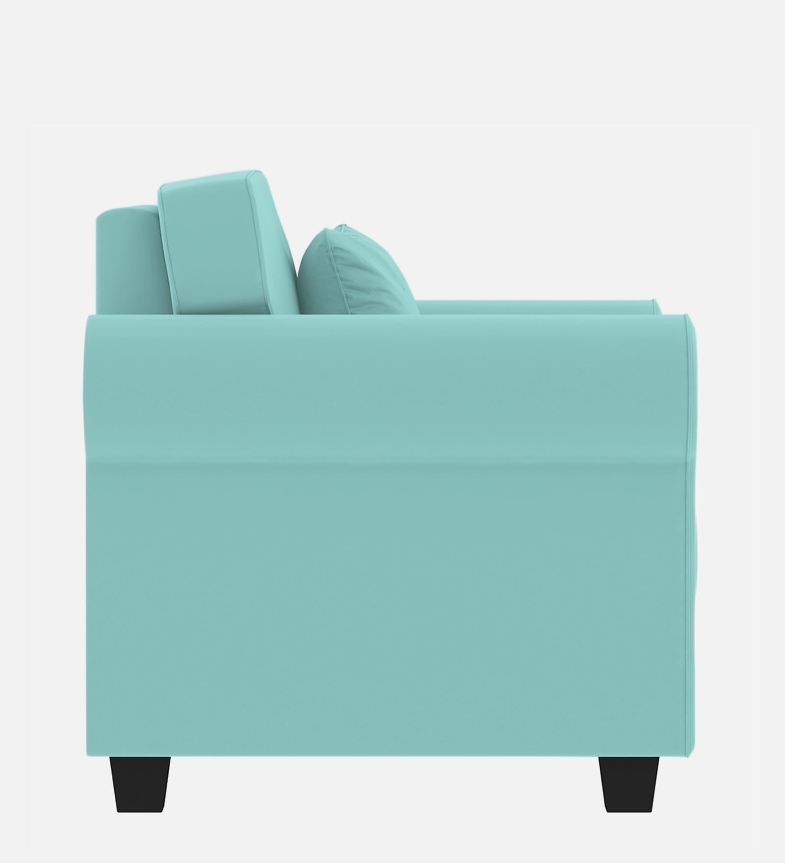 Numonk Velvet 1 Seater Sofa in Barmunda Aqua Colour