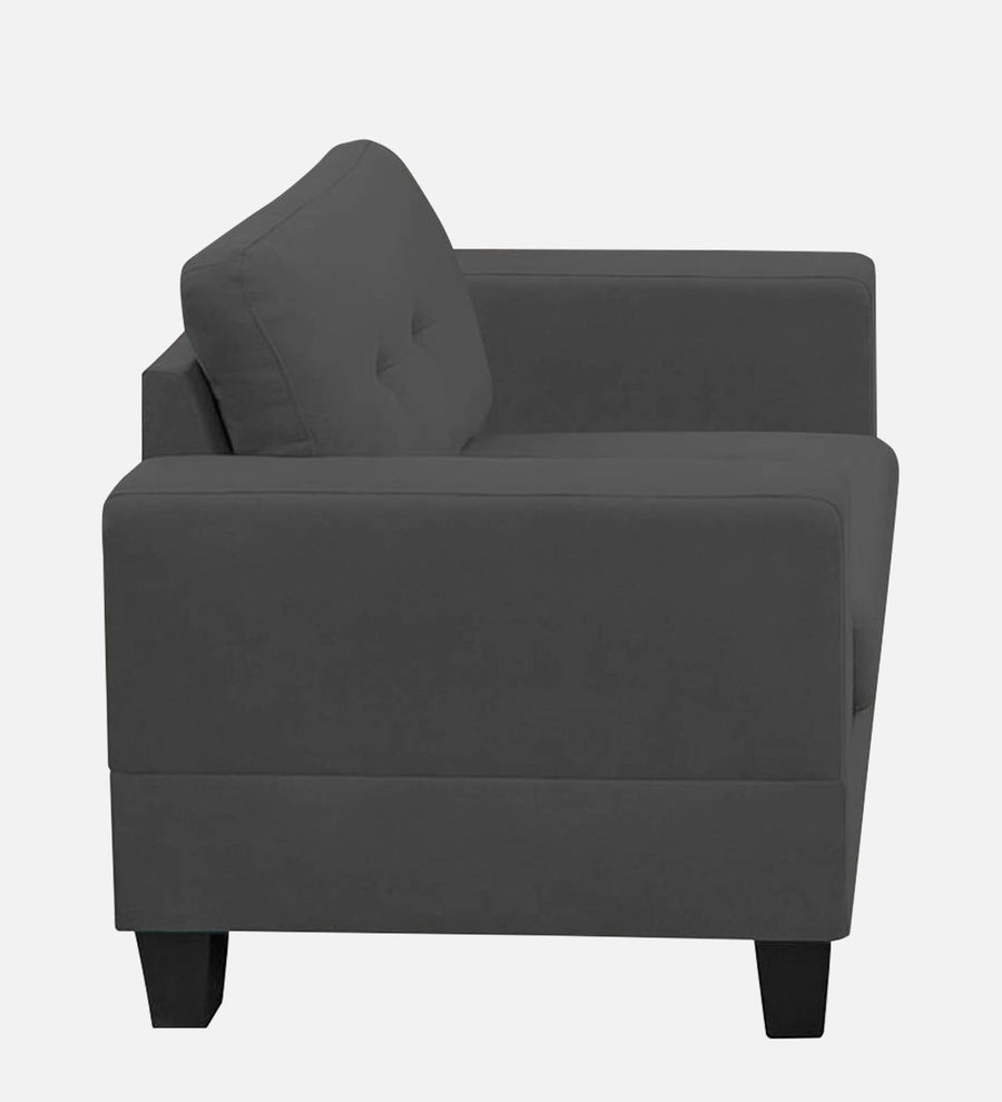 Thomas Fabric 1 Seater Sofa In Charcoal Grey Colour - Febonic Living