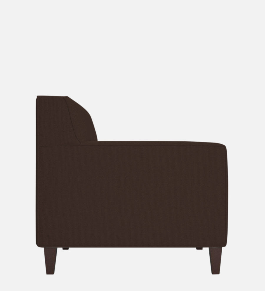 Miller Fabric 1 Seater Sofa In Coffee Brown Colour - Febonic Living