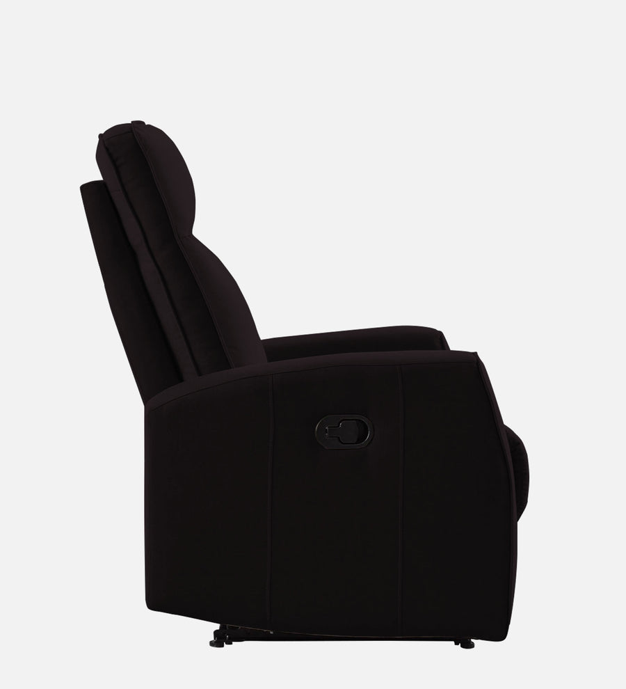 Logan Fabric 1 Seater Motorized Recliner In Cara Brown Colour - Febonic Living