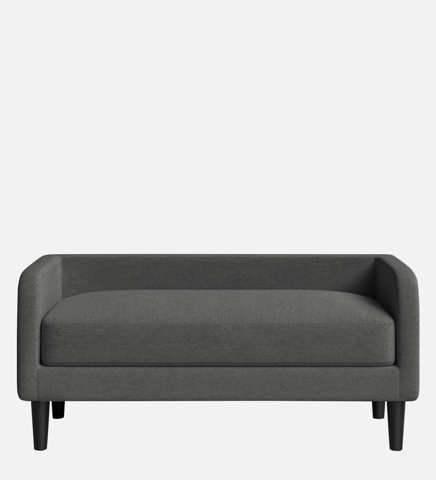 Maya Fabric Bench In Charcoal Grey Colour - Febonic Living