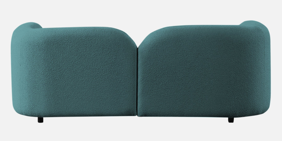 Corny Boucle Fabric 2 Seater Sofa In Ocean Blue Colour - Febonic Living