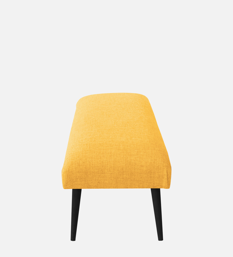 Adon Velvet Bench In Turmeric Yellow Colour - Febonic Living