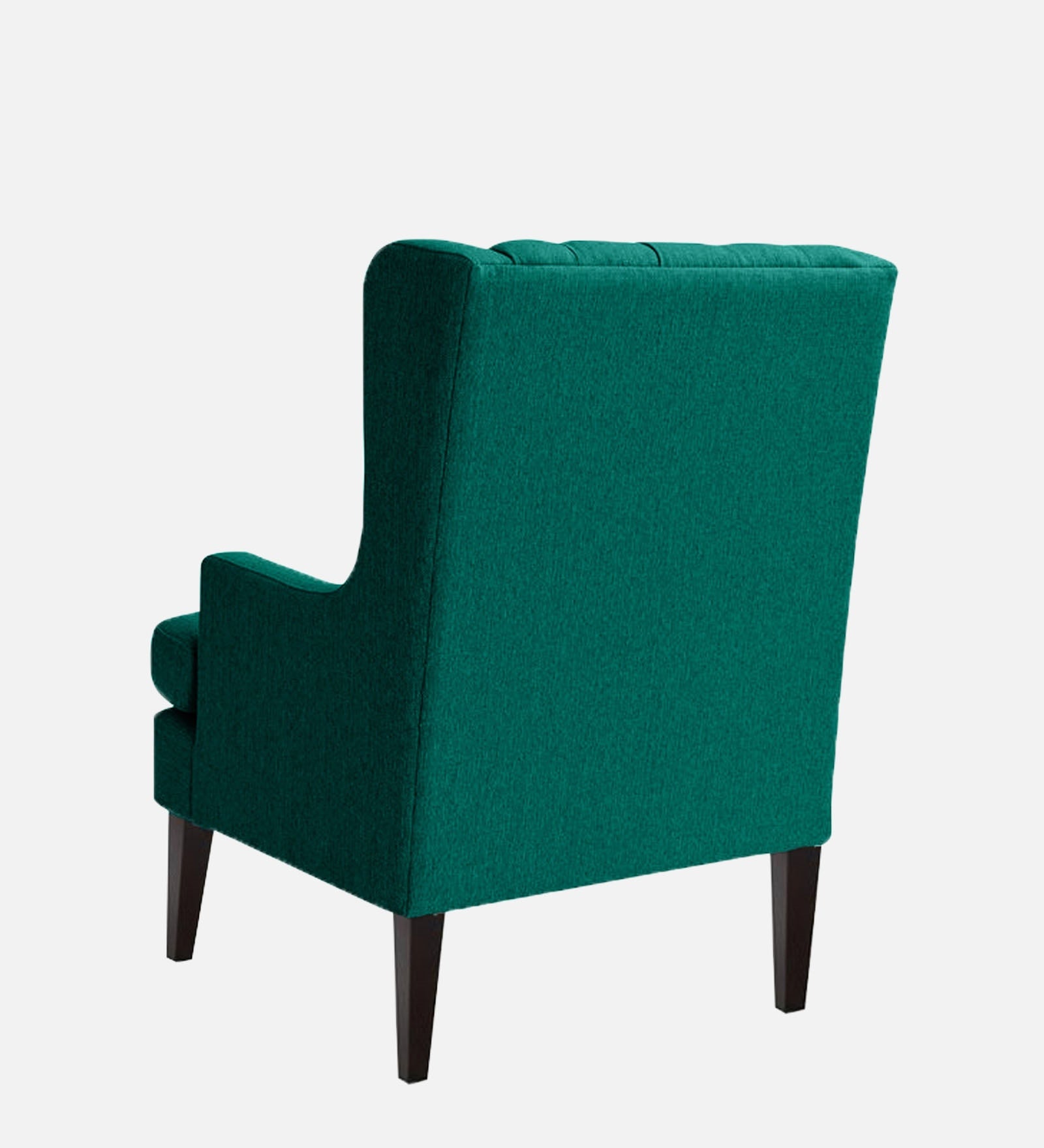 Panas Fabric Wing Chair In Sea Green Colour