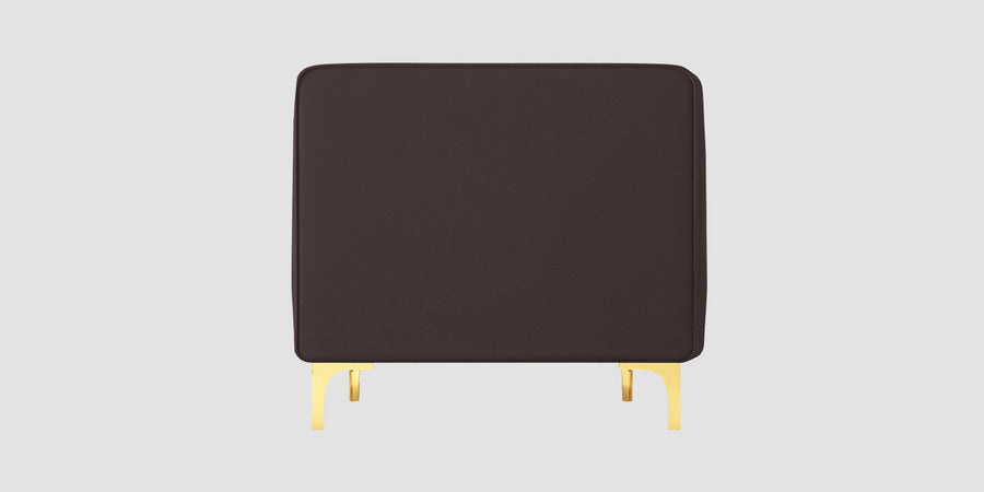 Saban Velvet 3 Seater Sofa In Mocha Brown Colour - Febonic Living