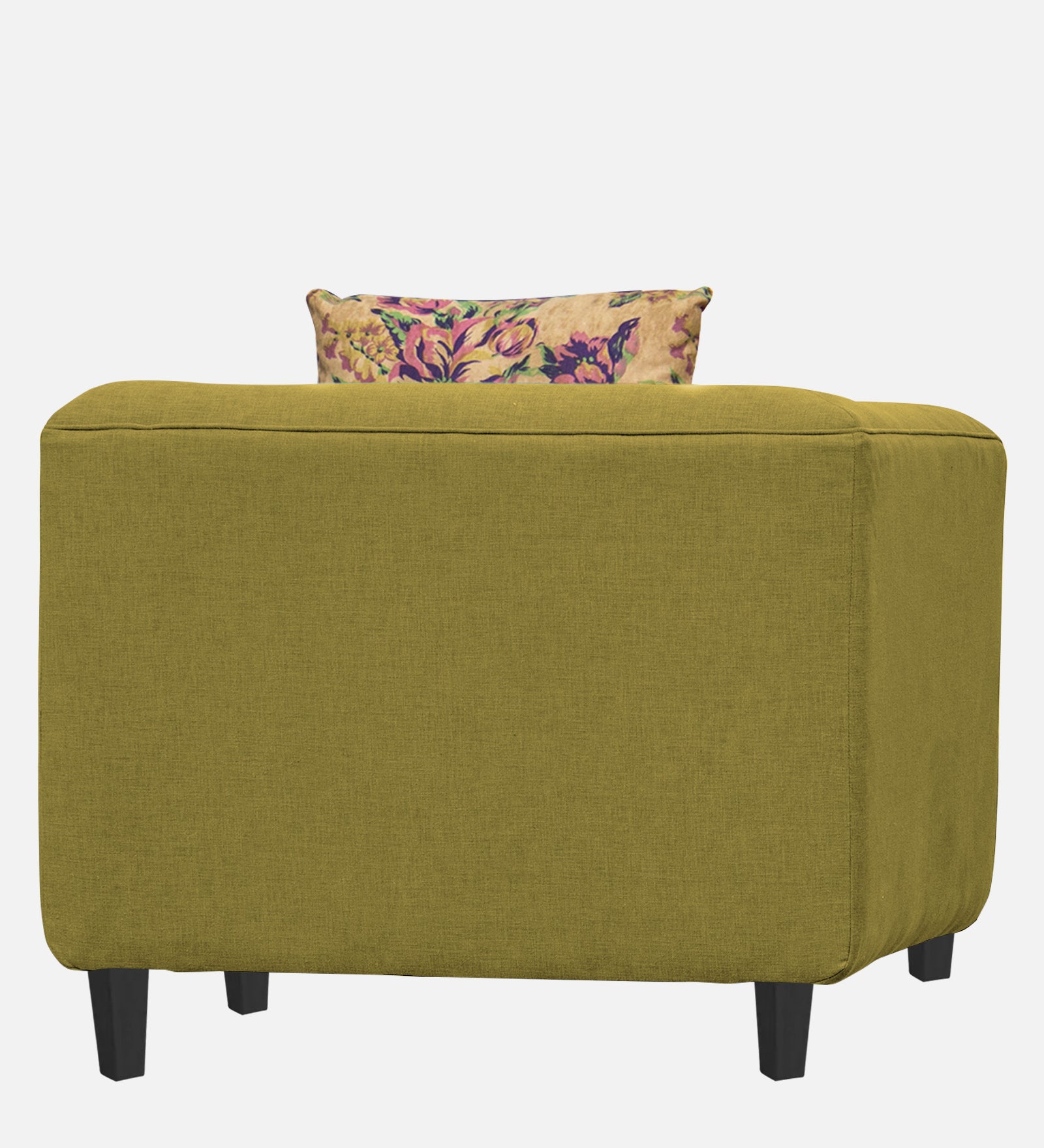 Niki Fabric 1 Seater Sofa in Parrot Green Colour