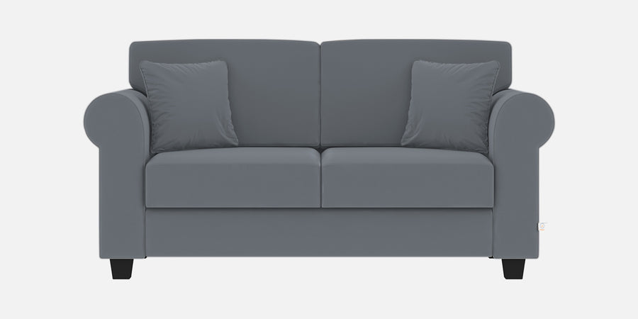 Numonk Velvet 2 Seater Sofa In Pubble Grey Colour - Febonic Living