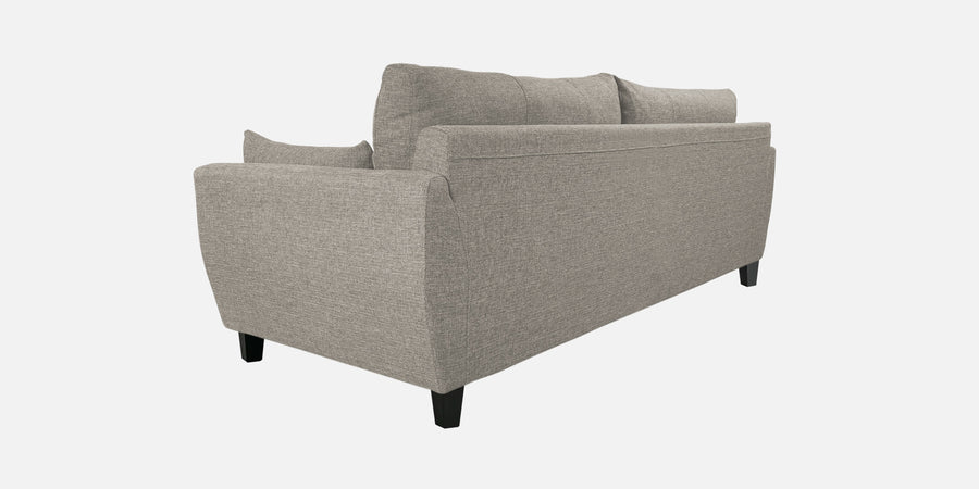 Mario Fabric 3 Seater Sofa In Ash Grey Colour - Febonic Living