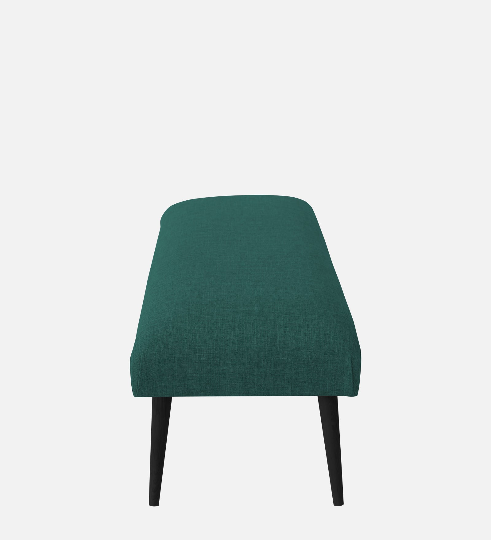 Adon Velvet Bench In Pine Green Colour