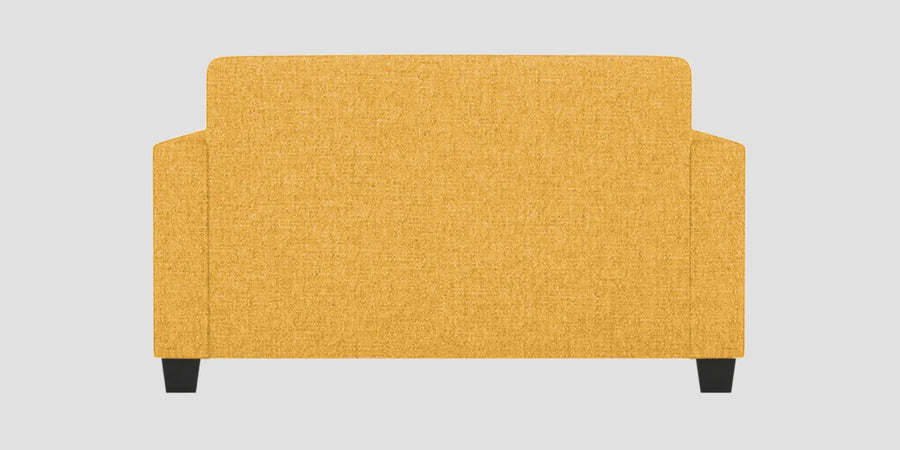 Lipu Fabric 2 Seater Sofa In Bold Yellow Colour - Febonic Living