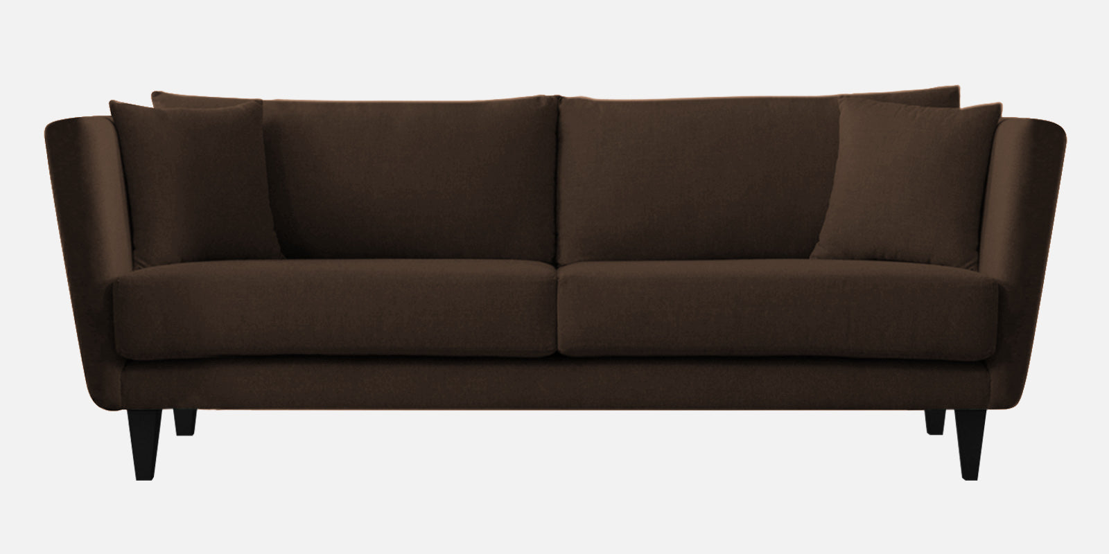 Norway Velvet 3 Seater Sofa In Cholocate Brown Colour