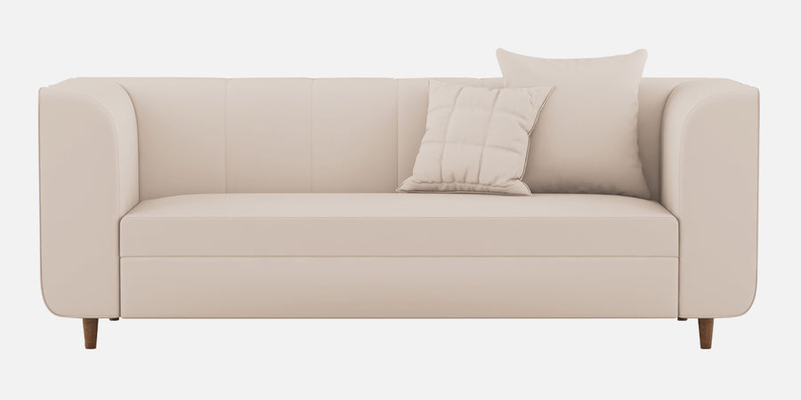 Sumo Velvet 3 Seater Sofa In Camel Beige Colour - Febonic Living