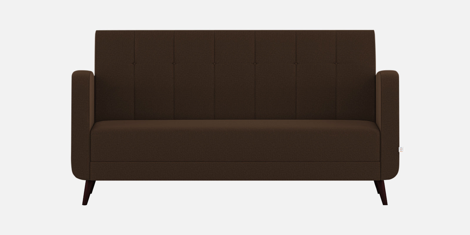 Wiki Velvet 3 Seater Sofa in Chocolate Brown Colour